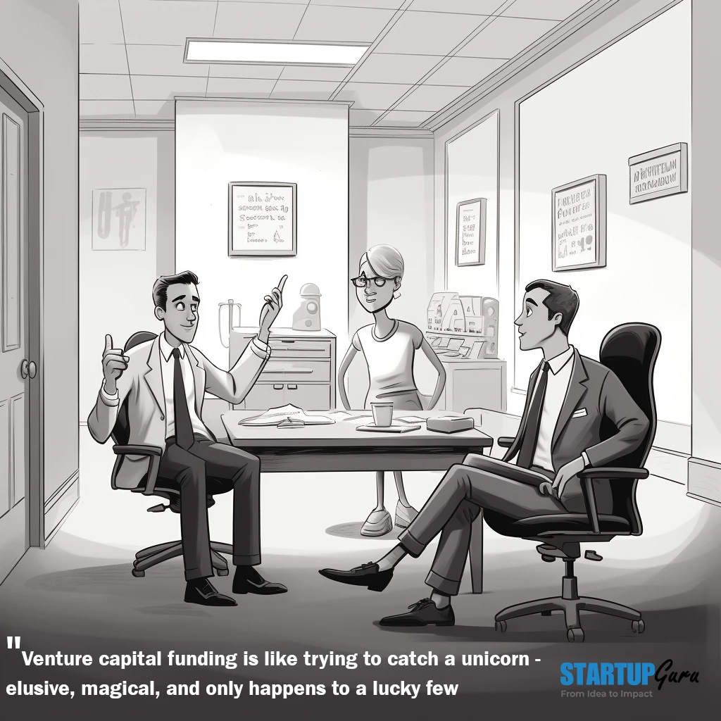 vc funding cartoon