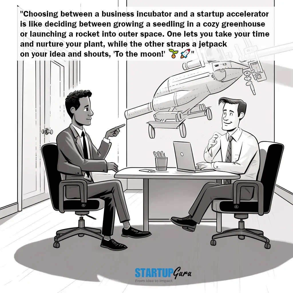 startup incubator vs accelerator