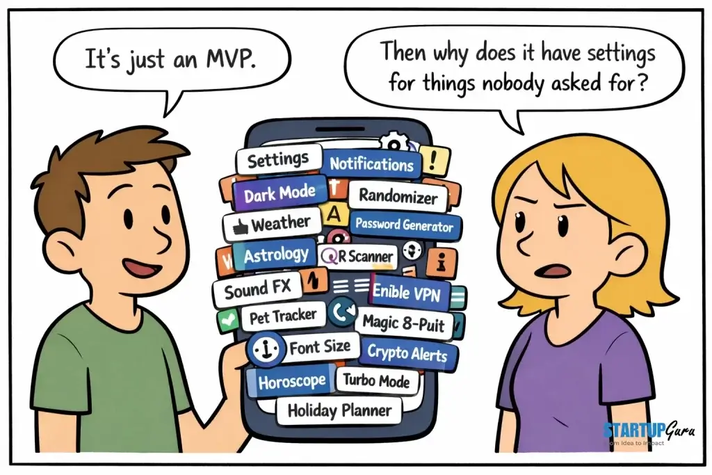 Common MVP Mistakes – Feature Overload