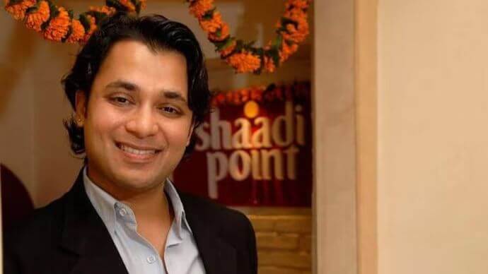 Anupam Mittal at a ShaadiPoint matrimony bureau office
